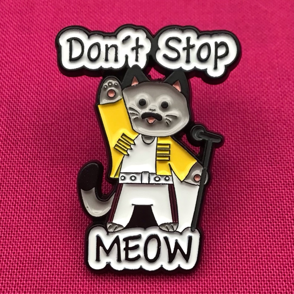 Kitty Cat Queen Enamel Pin